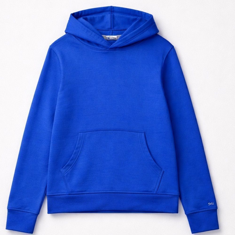 DSG Dick’s sporting Goods heather Blue Tricot hoodie size small (boy’s 5) NWT